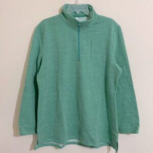 YIGC Women's 1/4 Zip Long Sleeve Pullover Sweatshirt Tunic Top Size XXL